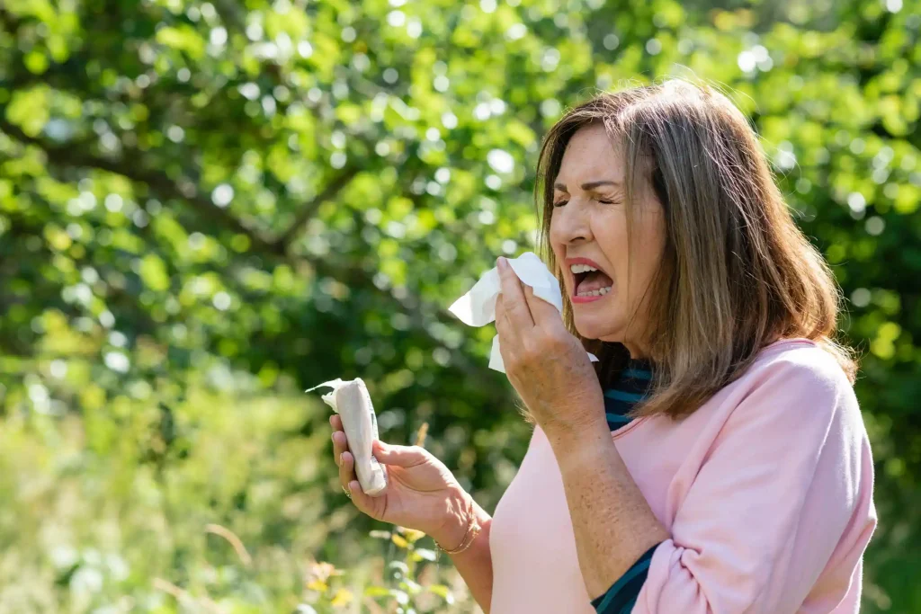 hay fever and alcohol